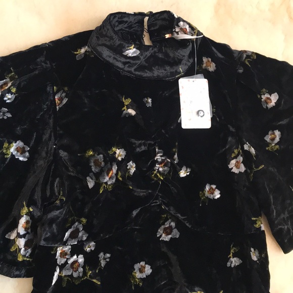 Free People Be My Baby Velvet Dress. Size: 4, 6 - Picture 4 of 8